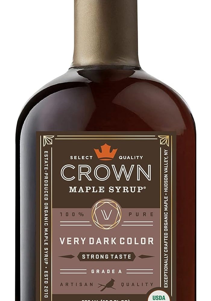 Crown Maple Very Dark Color Organic Maple Syrup - Image 1